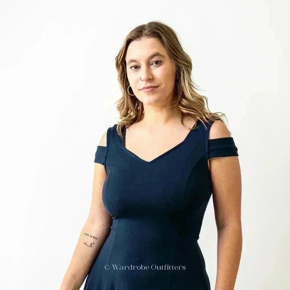INS Nova Navy Blue Mini Dress - Picture 8 of 9